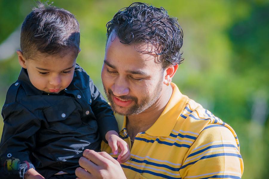  father son enjoying outdoor